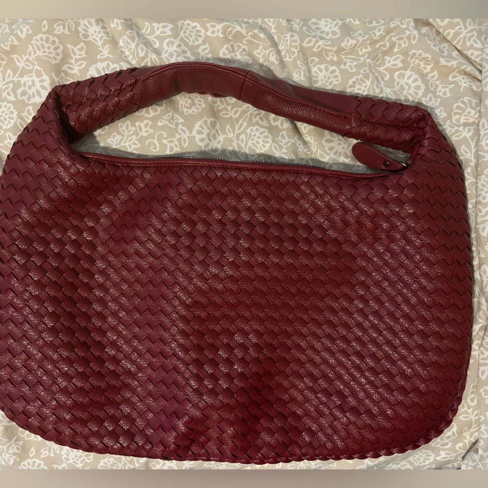 Woven handbag hobo bag
